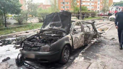 Car explodes in Balashikha near Moscow