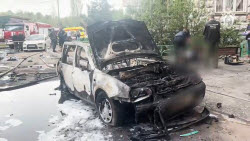 Car explodes in Balashikha near Moscow