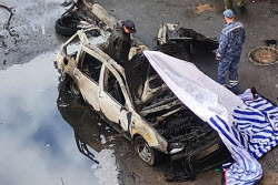 Car explodes in Balashikha near Moscow
