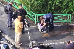 Car explodes in Balashikha near Moscow