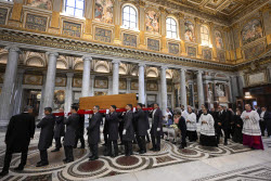 Burial of Pope Francis At Santa Maria Maggiore Basilica - Rome