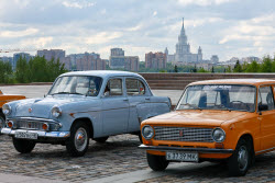 Ретроралли "Победа" в Москве