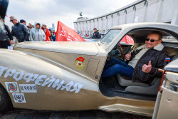 Ретроралли "Победа" в Москве