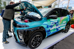 Atom electric car unveiled in Moscow