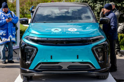 Atom electric car unveiled in Moscow