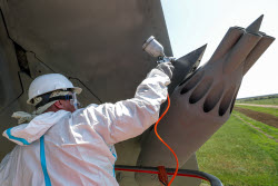 Monument to MiG-21 aircraft under renovation in Kherson Region