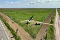 Monument to MiG-21 aircraft under renovation in Kherson Region