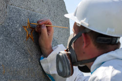 Monument to MiG-21 aircraft under renovation in Kherson Region