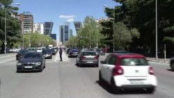 Madrid without traffic lights due to blackout