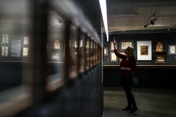 Press preview of exhibition of artworks by Alexandra Bychkova and Sergei Koltsov