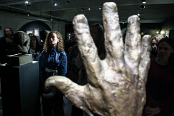 Press preview of exhibition of artworks by Alexandra Bychkova and Sergei Koltsov