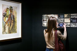 Press preview of exhibition of artworks by Alexandra Bychkova and Sergei Koltsov