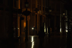 Blackout in Spain leaves Malaga streets in darkness