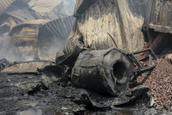 Explosion At Rajaie Port In Bandar Abbas - Iran