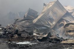 Explosion At Rajaie Port In Bandar Abbas - Iran