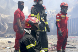 Explosion At Rajaie Port In Bandar Abbas - Iran