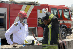 Explosion At Rajaie Port In Bandar Abbas - Iran