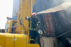 Explosion At Rajaie Port In Bandar Abbas - Iran