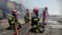 Explosion At Rajaie Port In Bandar Abbas - Iran
