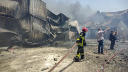 Explosion At Rajaie Port In Bandar Abbas - Iran