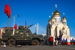 Выставка трофейной техники во Владивостоке