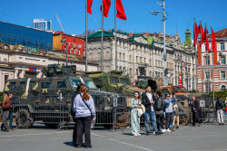 Выставка трофейной техники во Владивостоке