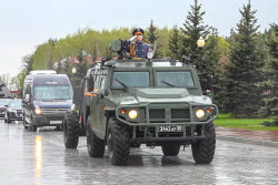 Funeral of Lieutenant General Moskalik near Moscow