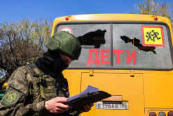 Последствия обстрела Запорожской области