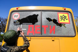 Последствия обстрела Запорожской области