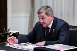 Рабочая поездка президента РФ Путина в Волгоград