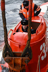 Russia's Northern Fleet search-and-rescue exercises in Sea of Barents
