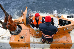 Russia's Northern Fleet search-and-rescue exercises in Sea of Barents