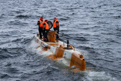 Russia's Northern Fleet search-and-rescue exercises in Sea of Barents