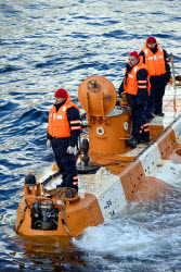 Russia's Northern Fleet search-and-rescue exercises in Sea of Barents