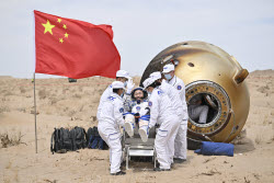 Shenzhou 19 Return Capsule Touches Down On Earth - China