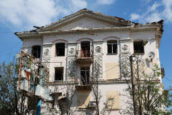 Последствия обстрела Горловки