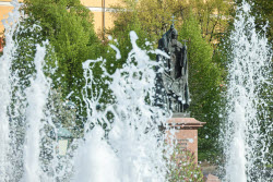 Fountain season starts in Moscow