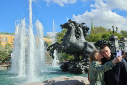 Fountain season starts in Moscow