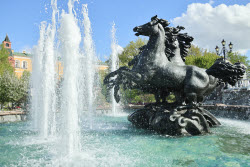Fountain season starts in Moscow