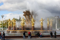Fountain season starts in Moscow