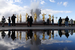 Fountain season starts in Moscow