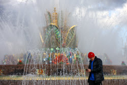 Fountain season starts in Moscow