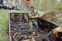 Подъем военной техники времен Великой Отечественной войны в Тверской области