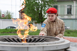 Благоустройство памятников участникам ВОВ накануне 80-летия Победы в Рязанской области