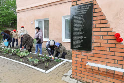 Благоустройство памятников участникам ВОВ накануне 80-летия Победы в Рязанской области