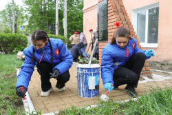 Благоустройство памятников участникам ВОВ накануне 80-летия Победы в Рязанской области