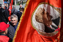 Марш-эстафета "Наша Великая Победа" в Новосибирске