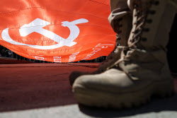 Марш-эстафета "Наша Великая Победа" в Новосибирске