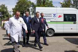 Russian Healthcare Minister Murashko on working visit to Abkhazia