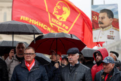 Russian Communist Party celebrates International Workers' Day in Moscow